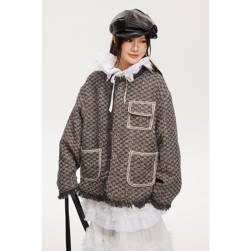Unisex Coat Burr Coat Winter Cotton Dress