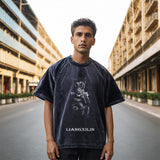 Men Vintage T Shirt Short Sleeve T-Shirt Men's and Women's