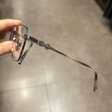 CHH Chrome Hearts Glasses Pure Titanium Ultra Light Business Vintage Polygonal Glasses Frame