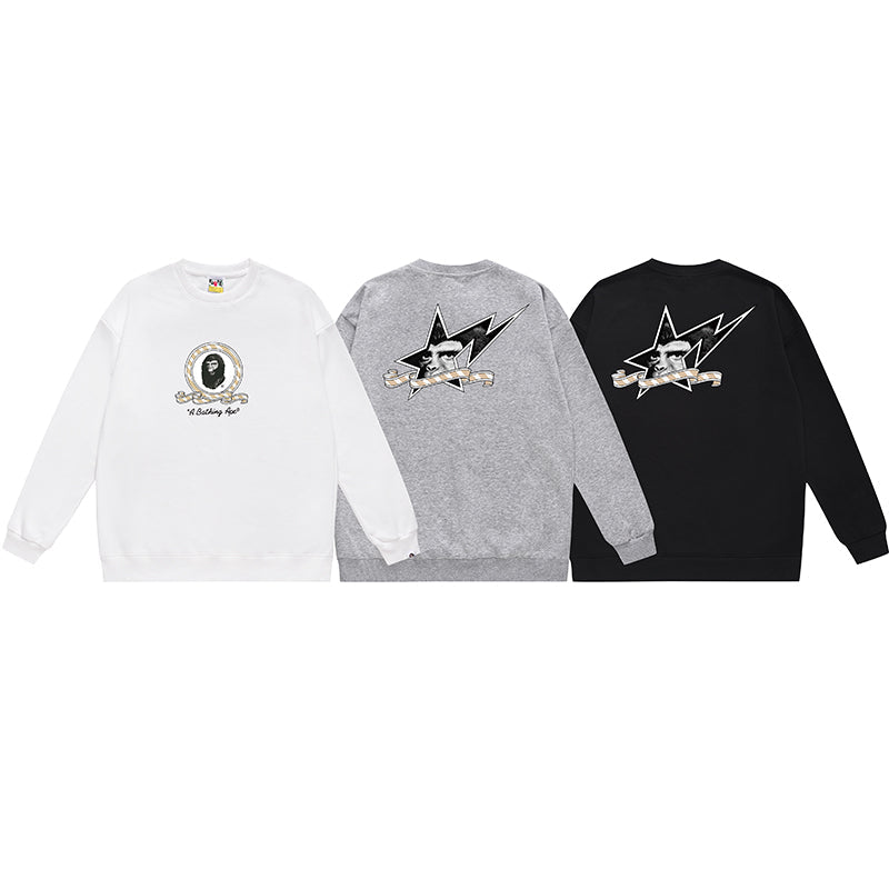 Bathing ape Crew neck sweatshirt