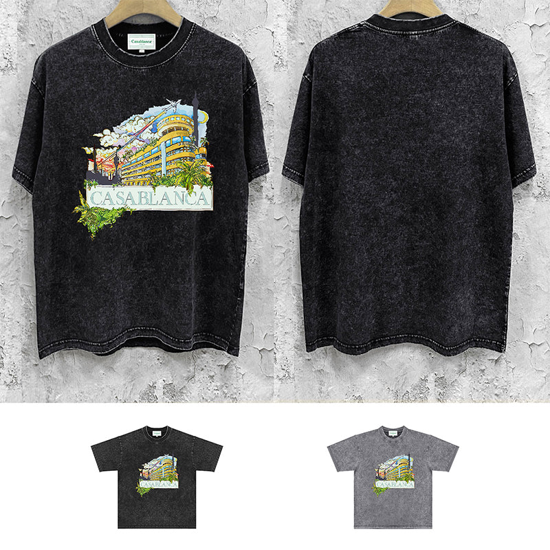 Casablanca Distressed T-Shirt