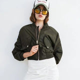 Women Cotton Coat Fashion Bomber Jacket