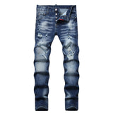DSQ2 Jeans Distressed Slim-fit Stretch Jeans