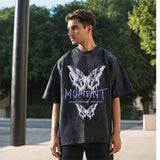 Mens Vintage T Shirt Short Sleeve T-Shirt Men's and Women's