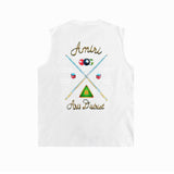 Amiri tank top billiard cue printing