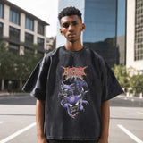 Mens Vintage T Shirt Old Short Sleeve T-Shirt Men and Women