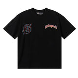 Godspeed T Shirts Great Western Skull Denim Cactus Print Cotton Casual Short Sleeve Men and Women