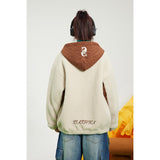 Unisex Coat Lamb Fur Hooded Coat Plush