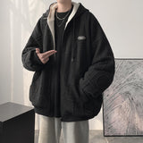 Men Cotton Coat Lamb Wool Thick Warm Cotton-Padded Jacket