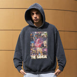 Mens Vintage Hoodie Retro Sweater Men Hooded
