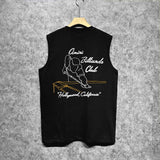 Amiri tank top billiards sketch printing