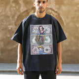 Mens Vintage T Shirt Short Sleeve T-Shirt Men's and Women's