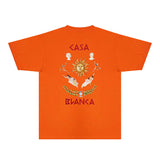 Casablanca T Shirts Fashion Print Street
