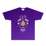 Casablanca T Shirts Fashion Print Street