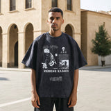 Mens Vintage T Shirt Short Sleeve T-Shirt Men's Vintage