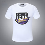 Dsq2 T Shirt Casual Sports Printed Short Sleeve Summer Men