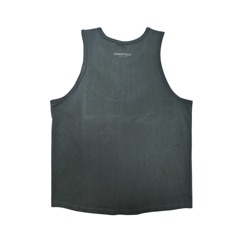 Fog Essentials T Shirts Spring Summer FOG Double Line Letter Crew Neck Vest