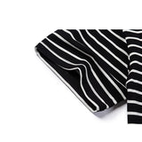 Fog Essentials T Shirts Spring/Summer FOG Season 6 Striped Crew Neck Short Sleeves