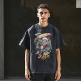 Mens Vintage T Shirt Short Sleeve T-Shirt Men