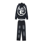 Hellstar Hoodie And Pants Two-Piece Set