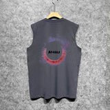 Amiri tank top splash color ring printing
