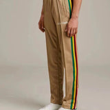 Palm Angels Pants Angel Rainbow Striped Pants Men's and Women's Casual Trousers Loose
