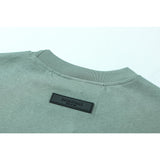 Fog Essentials T Shirts Spring/Summer FOG Duplex Embossed Letter Crew Neck Short Sleeves
