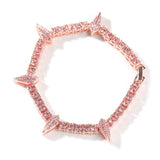 Bracelet Hip Hop Alloy Rhinestone Black Panther Bracelet ins Spectrum St. Valentine's