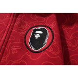 Bathing Ape Hoodie Camouflage Shark Head Zipper