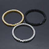Bracelet Hip Hop Accessories Full Rhinestone 5mm Tennis Chain Royalty Spectrum
