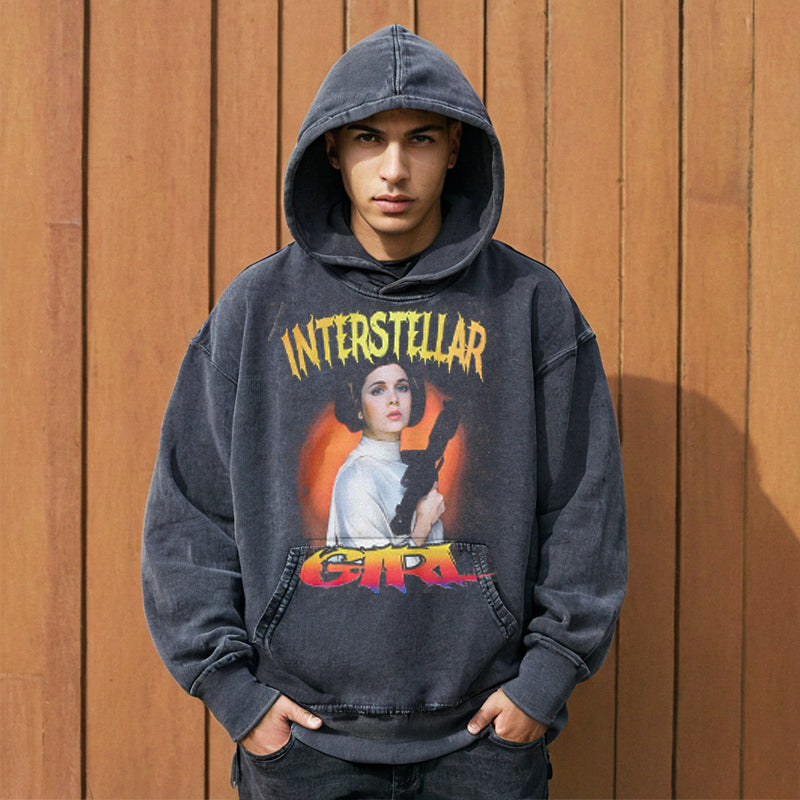 Mens Vintage Hoodie Street Vintage Vintage Top