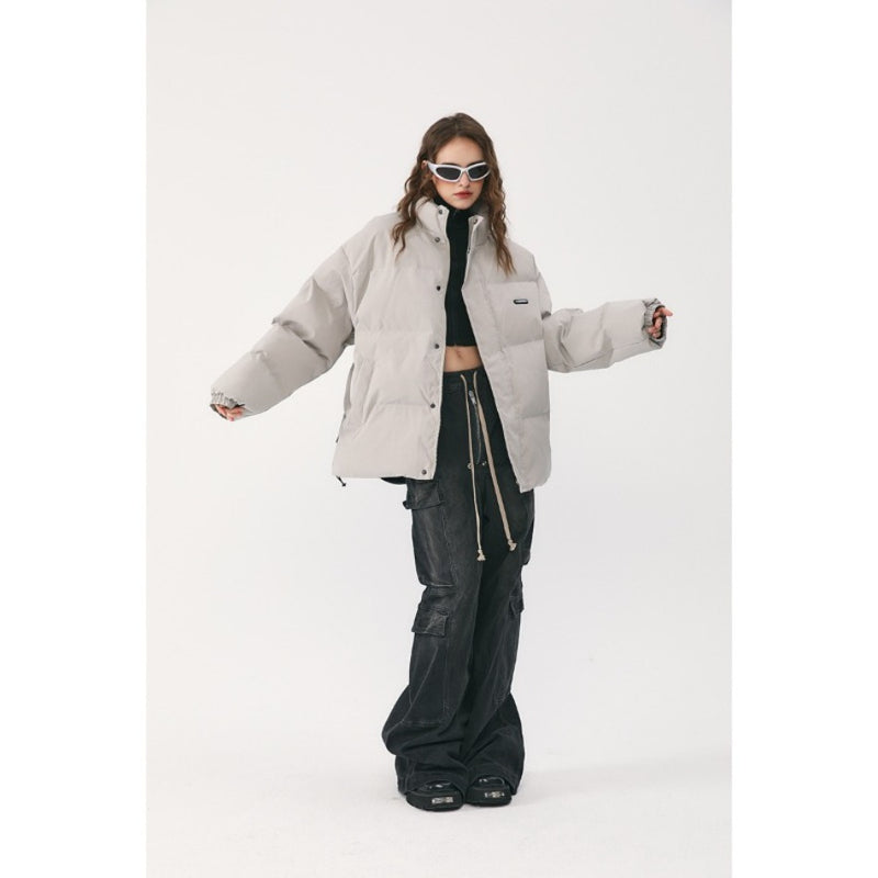 Unisex Coat Youth University Style Coat Winter Cotton-Padded Coat