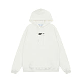 OFF WHITE Hoodie Trendy Street Style Personalized Cotton