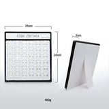 Earrings Colored Zircon Earrings (Set of 36)