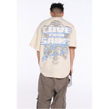 Unisex T-Shirts Saint Michael's Skeleton Print T-Shirt
