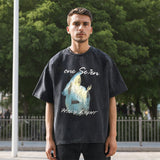 Men's Vintage T Shirt Short Sleeve T-Shirt Men's and Women's Shirts