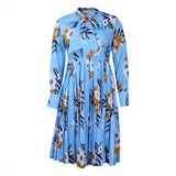 Women Dress Women's Long Sleeve Printed Dress