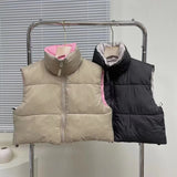 Women Cotton Coat Two-Sided Vest