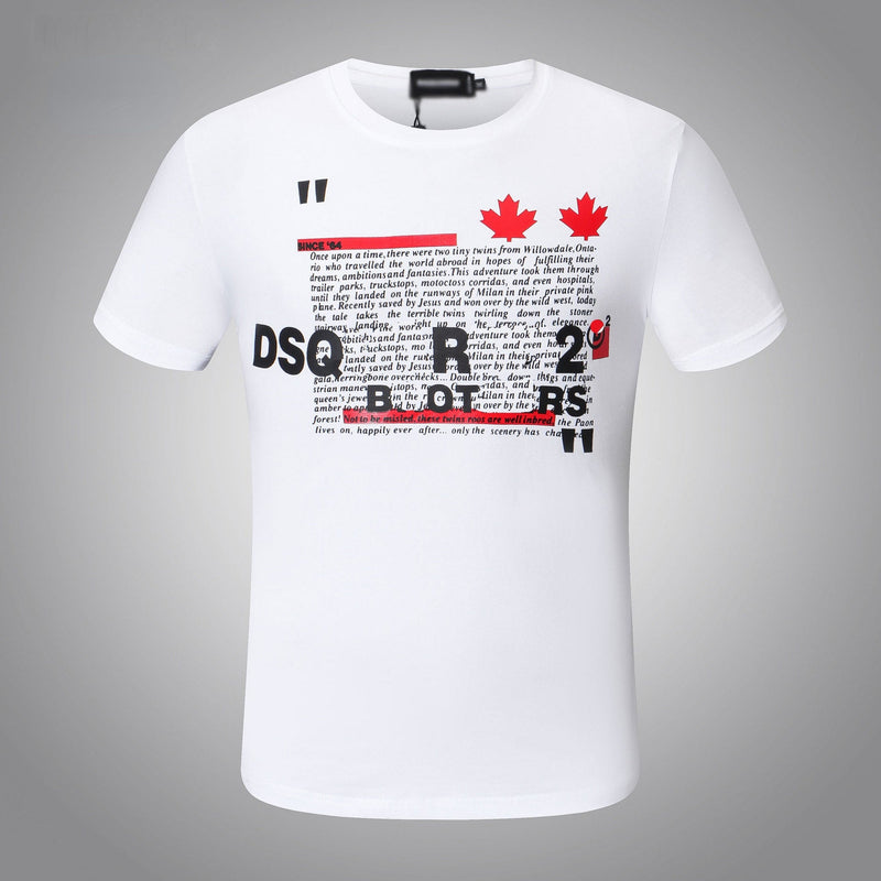 Dsq2 T Shirt Casual Sports Printed Short Sleeve Summer Men