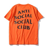 Anti Social Club T Shirt Anti Social Social Short Sleeve T-shirt Summer round Neck