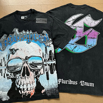 Godspeed T-Shirt Retro Fantasy Pattern