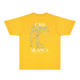 Casablanca T Shirts Fashion Print Street