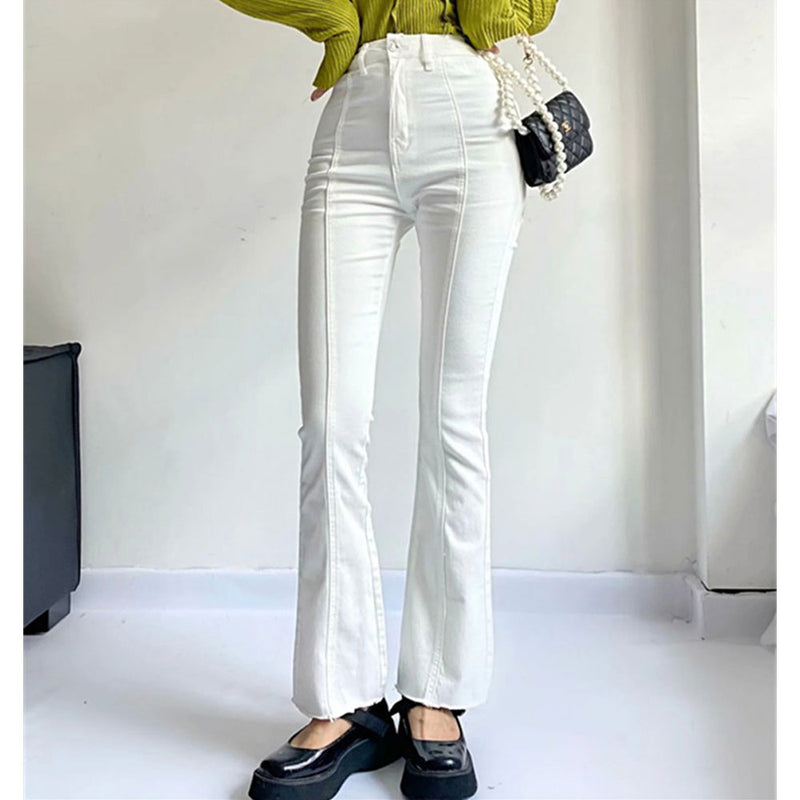 Women Jeans Elegant Bell-Bottom Pants