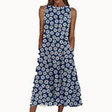 Betty Draper Valentine's Day Dress Digital Printed round Neck Dress