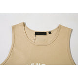 Fog Essentials tank Amoi letter round neck pullover vest