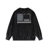 Amiri Distressed Sweatshirt Printed Trendy Pure Cotton