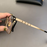 CHH Chrome Hearts Glasses Square Wide Myopia Pure Titanium Glasses Frame