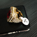Rings Design Square Diamond Alloy Ring Hip Hop Royalty