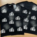 Hellstar T Shirts Washed Aging Process