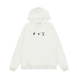 OFF WHITE Hoodie Trendy Street Style Personalized Cotton